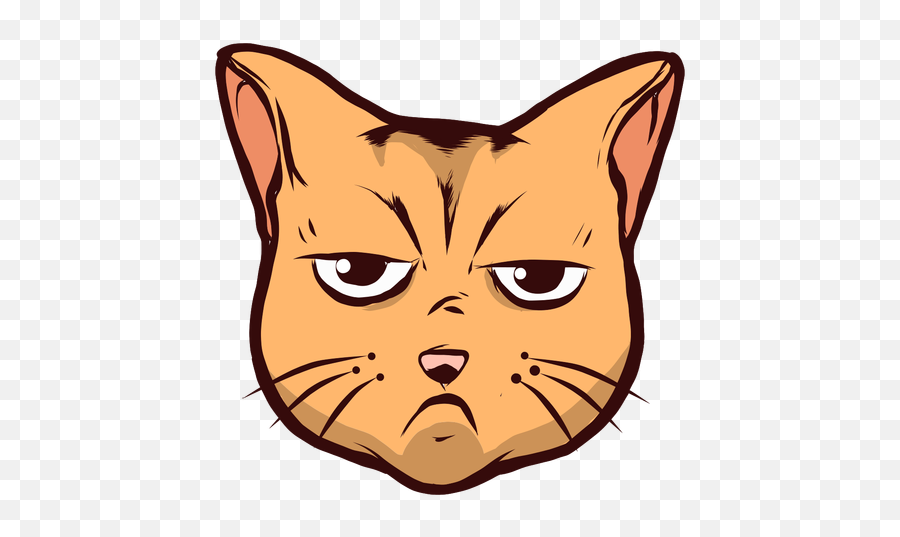Cat Muzzle Sad Sadness Whisker Ear - Guacamole Cat Emoji,Sad Cat Emotion