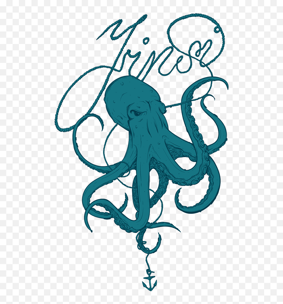 The Octopus - Villain Of The Seas On Behance Dot Emoji,Beach Themed Emotion Board