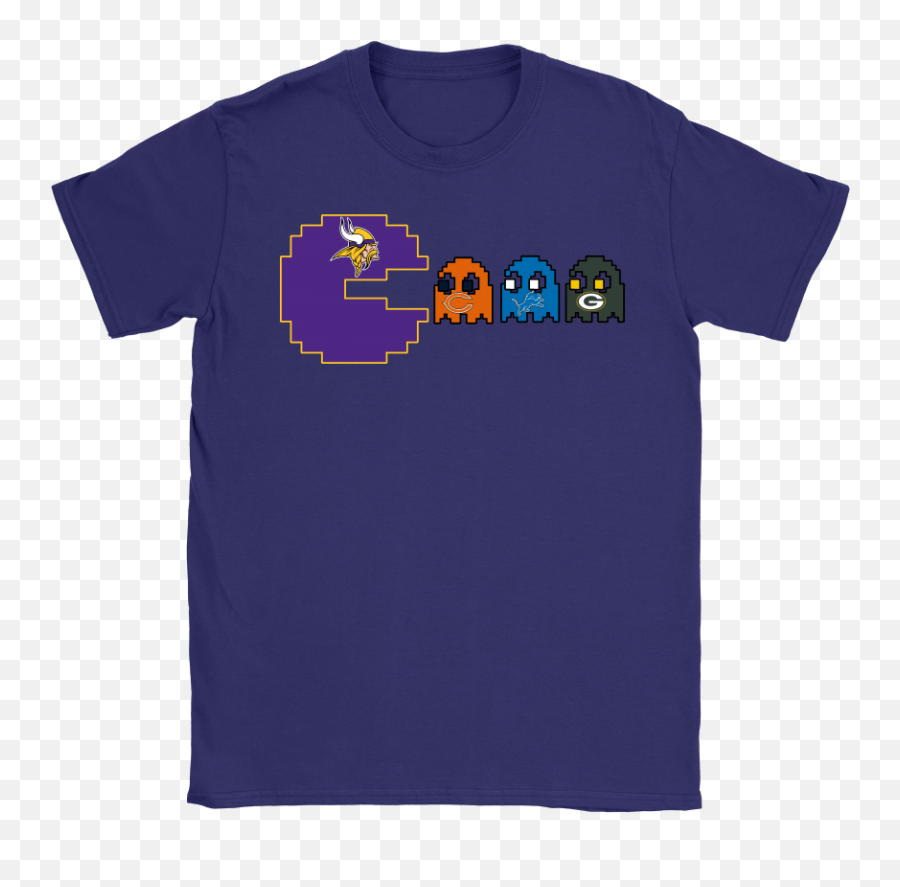 Pacman - American Football Minnesota Vikings Shirts U2013 Nfl T Venom Raiders Emoji,Mastryoshka Pacman Emoticon
