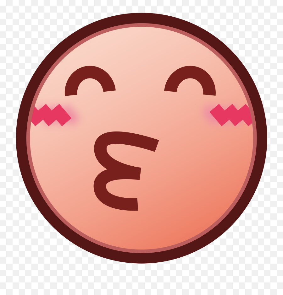 Kissing Face Emoji Clipart - Emojidex,Bashful Emoji Copy And Paste