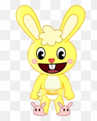Happy Tree Friends Diapers Clipart - Cuddles Happy Tree Friends Baby Emoji,Htf Emoticon Disco Bear
