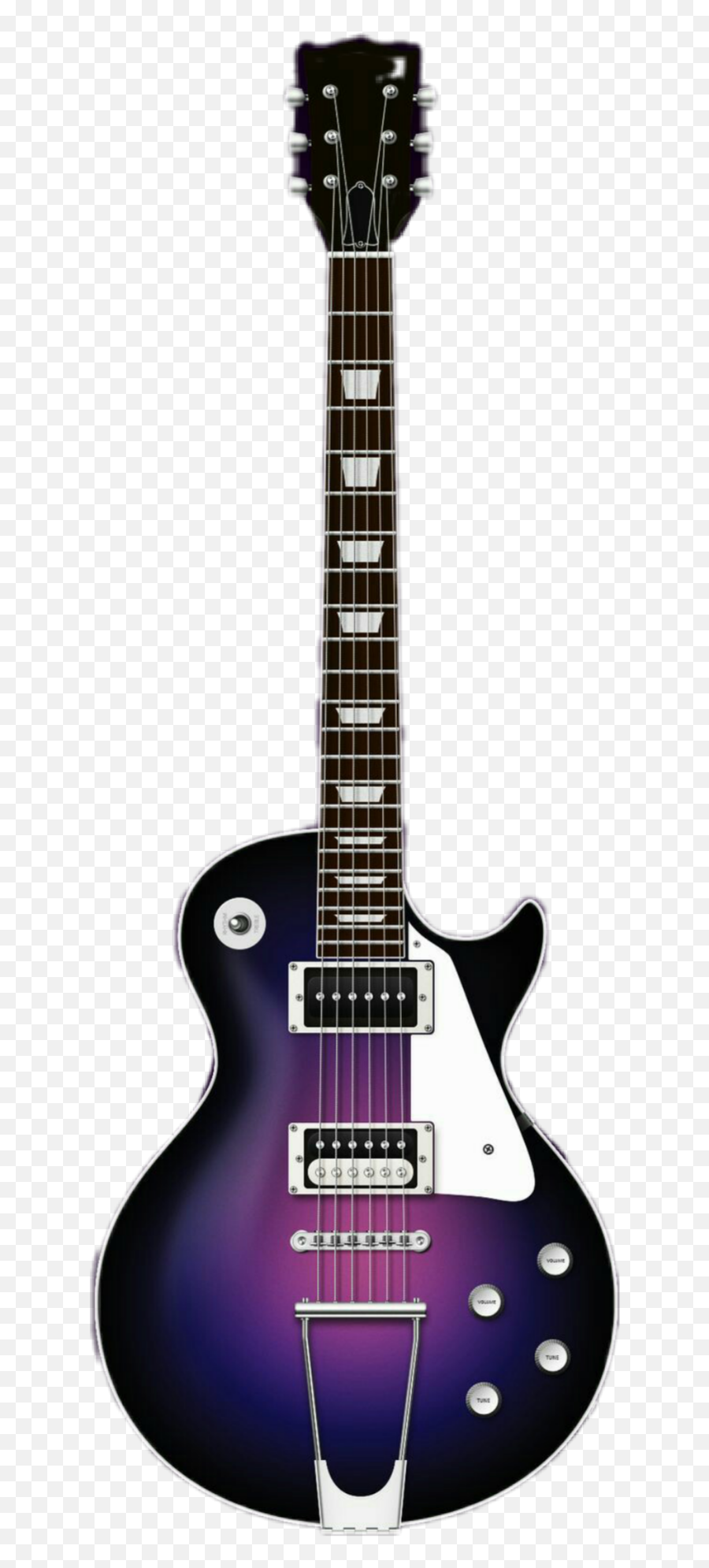 Discover Trending Electric Guitar Stickers Picsart - Gibson 2015 Les Paul 100 Emoji,Electric Guitar Emoji