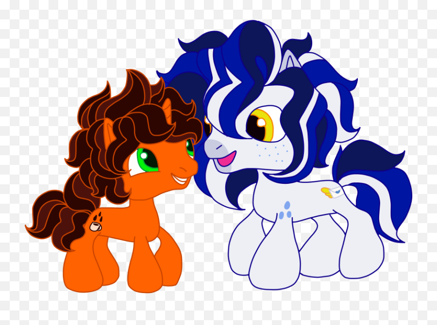 Art Style Challenge Big Hair Big Mane - Fictional Character Emoji,Pony Emotion Chart