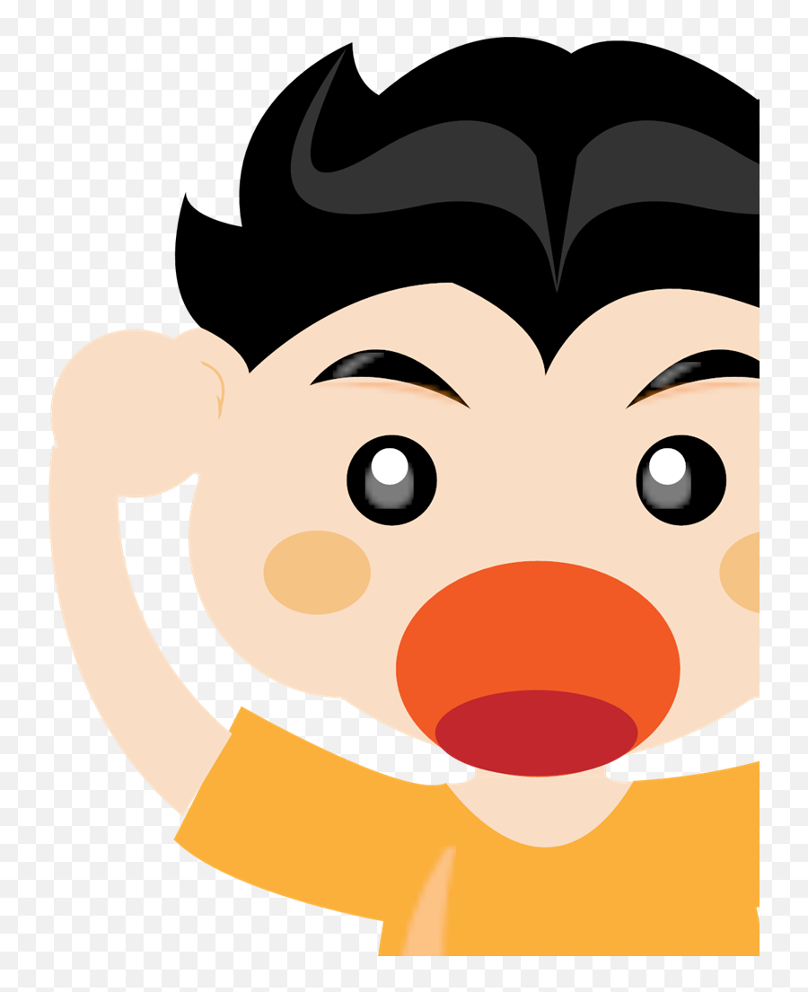 Boy Shouting Svg Vector Boy Shouting Clip Art - Svg Clipart Screaming Clipart Png Emoji,Emoji Images Png Shout Out