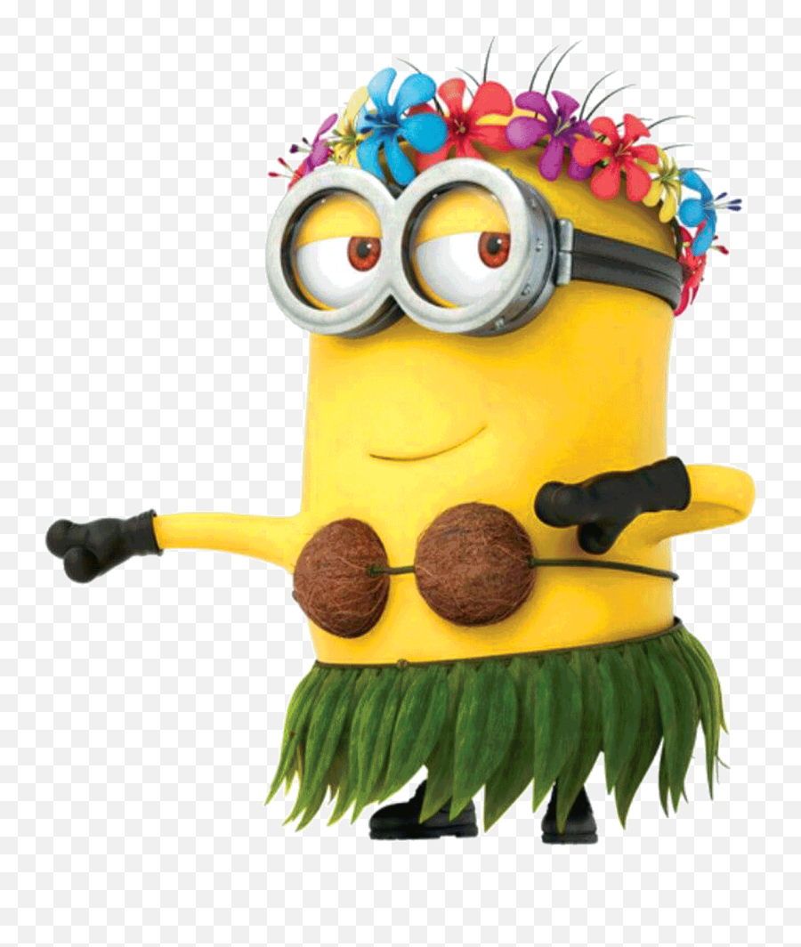 Hawaiian Minions Hula Computer Icons - Minion Hawaii Emoji,Dancing Minion Emoticon