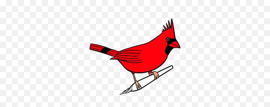 Ryp Design - Northern Cardinal Emoji,Red Cardinal Bird Emoji