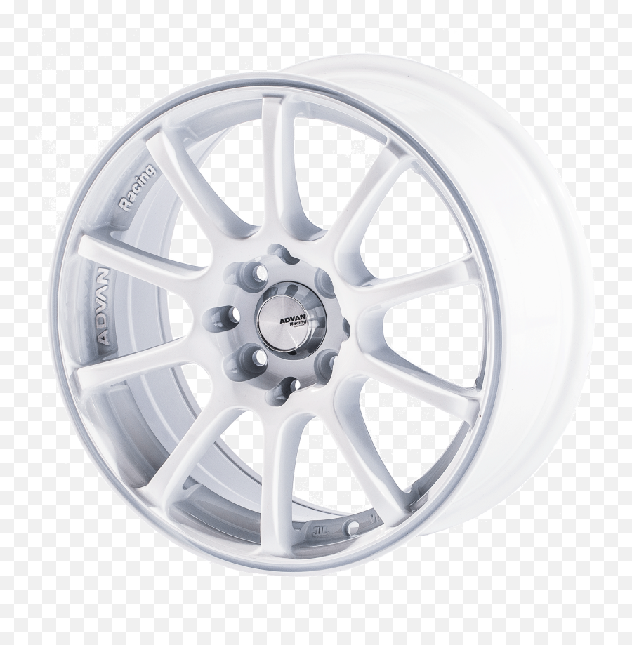 Advan Racing Rs White - Rim Emoji,Emotion Dr9 Honda Si