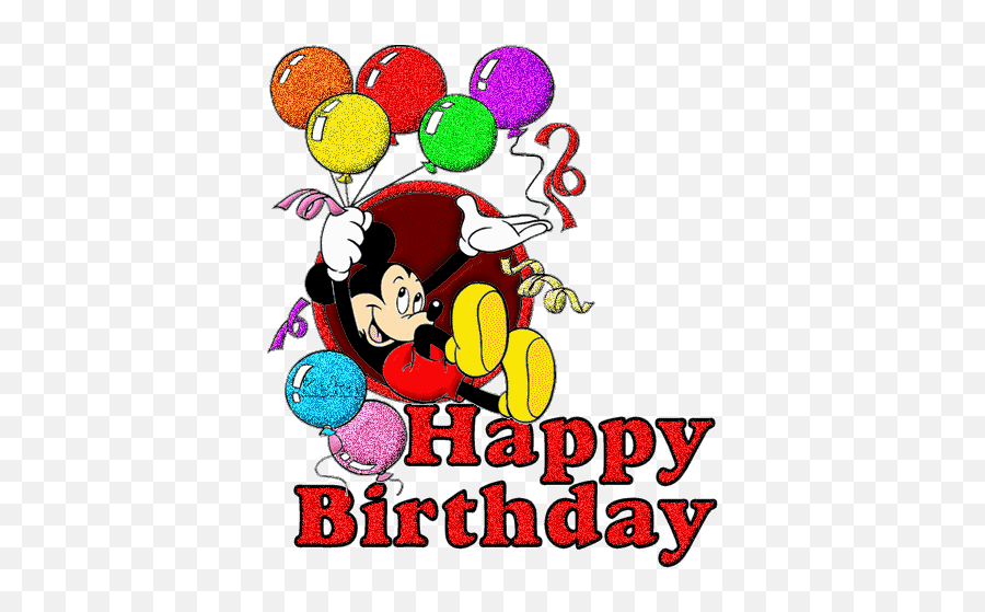 Emoticons - Animated Gifs Collections Animated Happy Happy Birthday Mickey Gif Emoji,Happy Birthday Emoji Texts