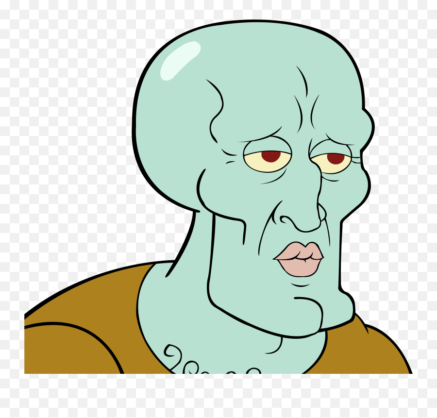 Heres Squidward For You - Handsome Squidward Emoji,Fabulous Emoji Copy And Paste