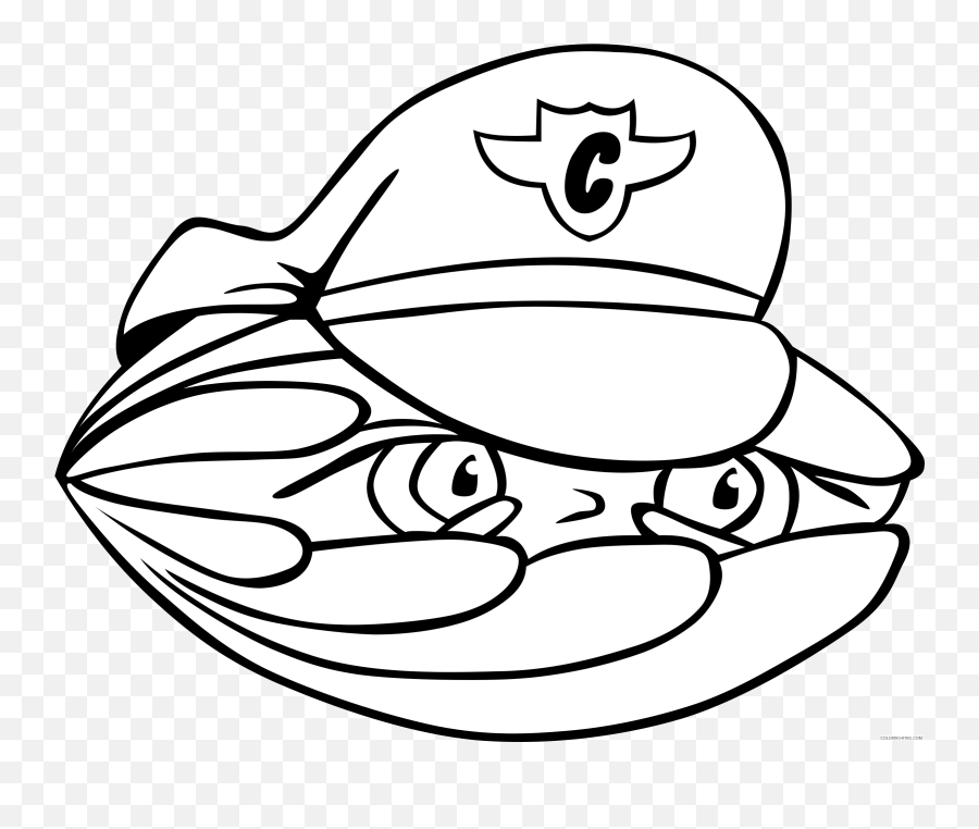 Clam Coloring Pages Gerald G Clam - Clam Clip Art Emoji,Clam Shell Emoji