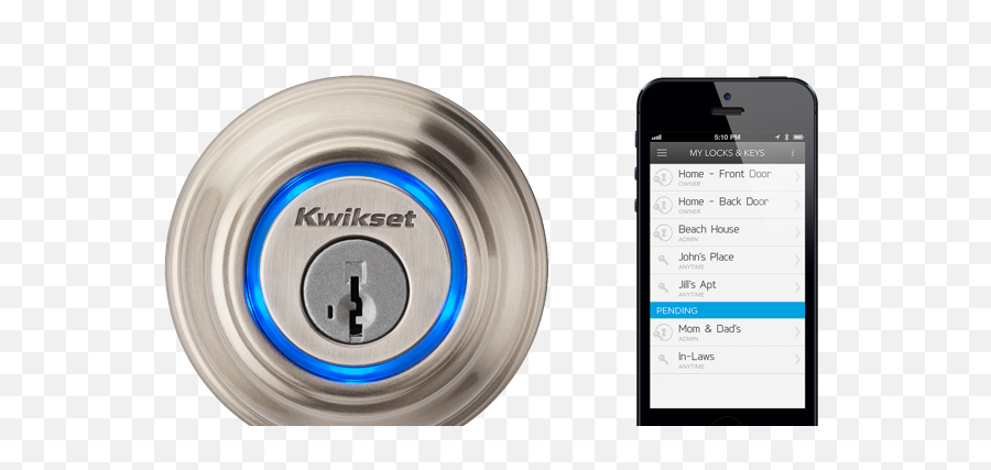 Iphone - Operated Digital Lock Makes House Keys A Thing Of The Emoji,Lock & Key Emoji In A Relationship