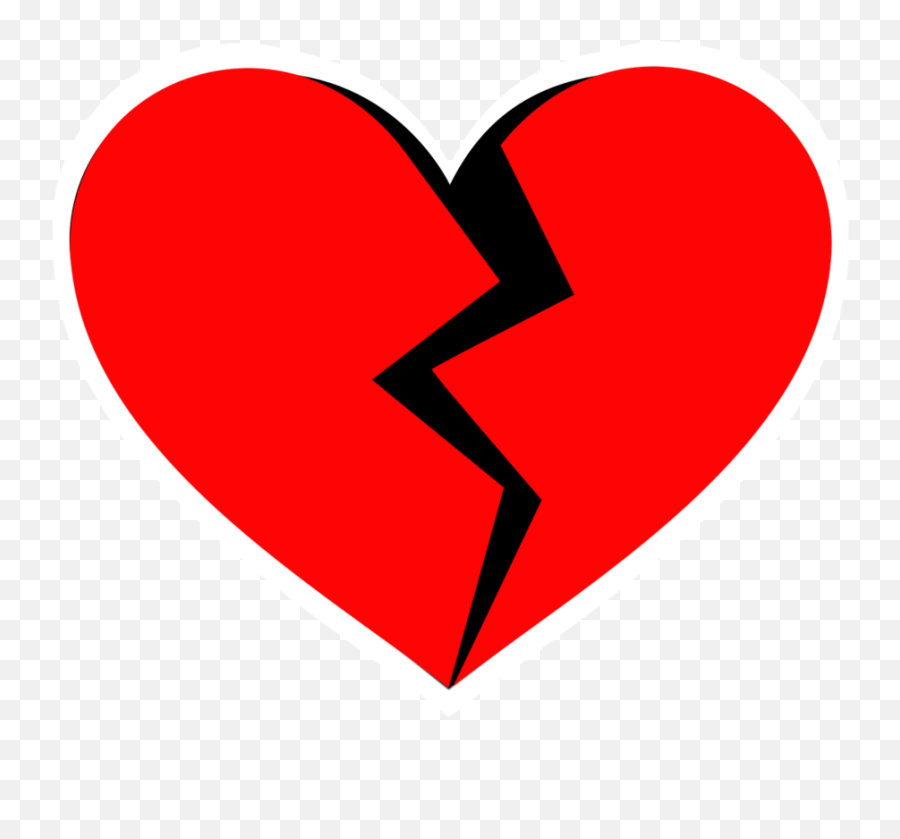 Broken Heart Clipart Small - Png Download Full Size Girly Emoji,Little Black Heart Emoji