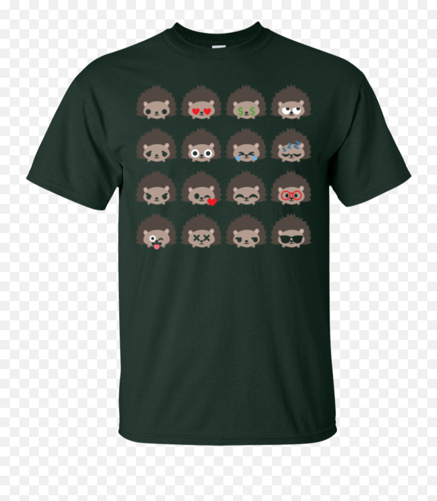 Hedgehog Different Emotion Emoji Shirt T - Shirt Hedgie Tee,Different Emotioins Emojis