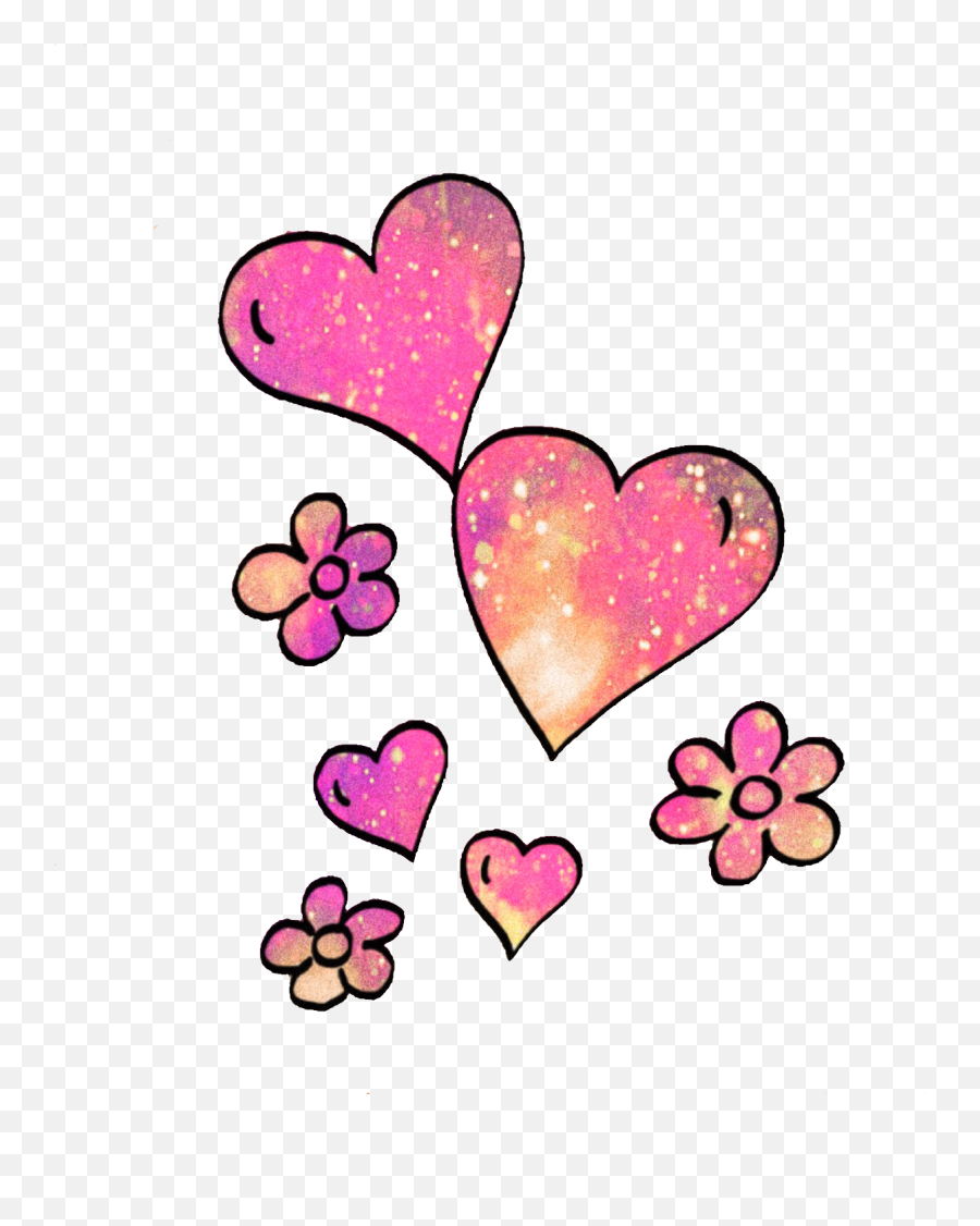 Ftestickers Glitter Sparkle Galaxy Sticker By Mpink88 Emoji,Pink Sparkle Heart Emoji