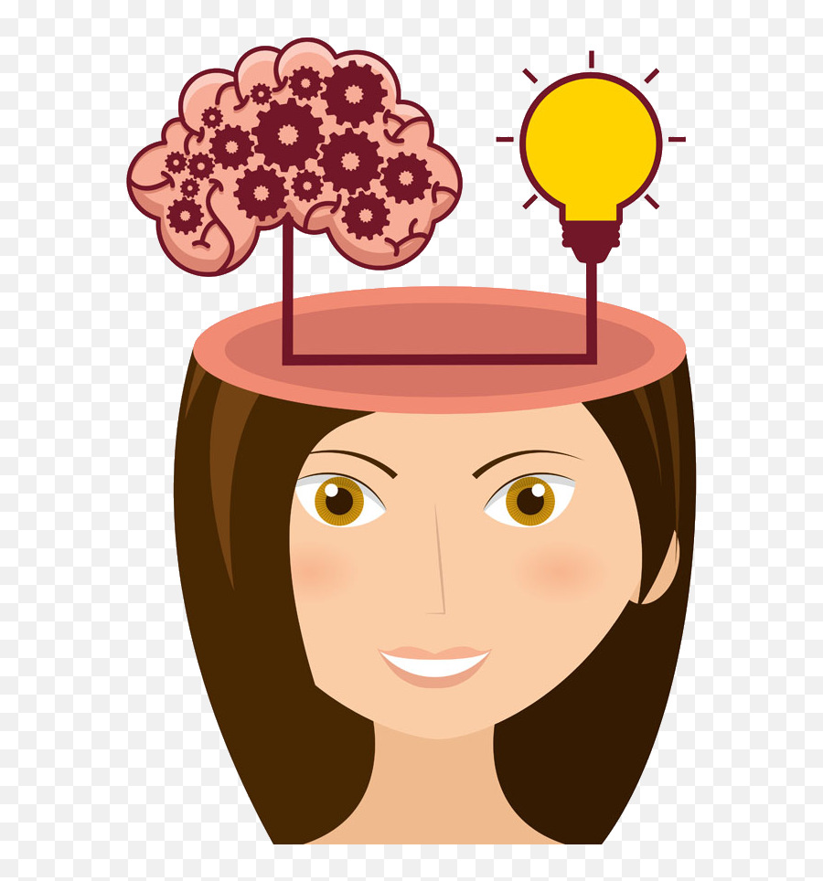 Cerebrum Icon Cartoon Beauty Thinking Image Transprent Emoji,Pimp Emoji]