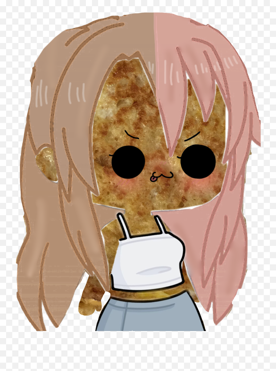 Gacha Grilledcheese Grilled Sticker - Fictional Character Emoji,Grilled Cheese Emoji