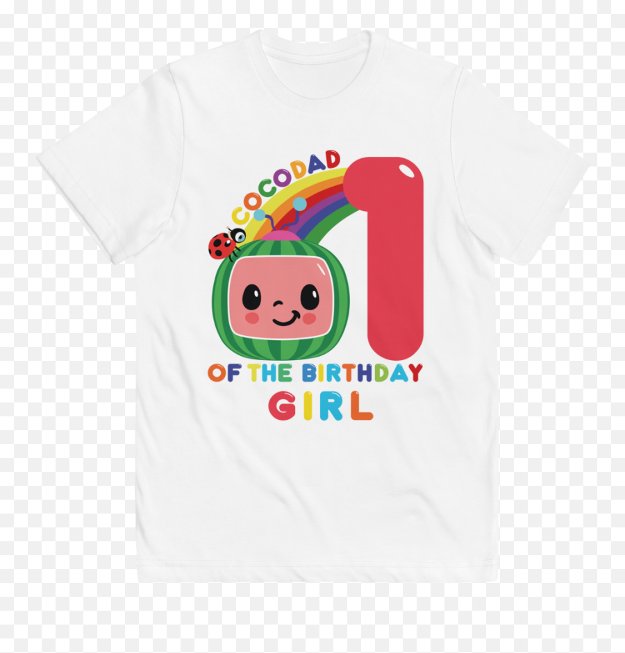 Cocomelon Rainbow Birthday T - Shirt Emoji,Fb Emoticons For Birthday