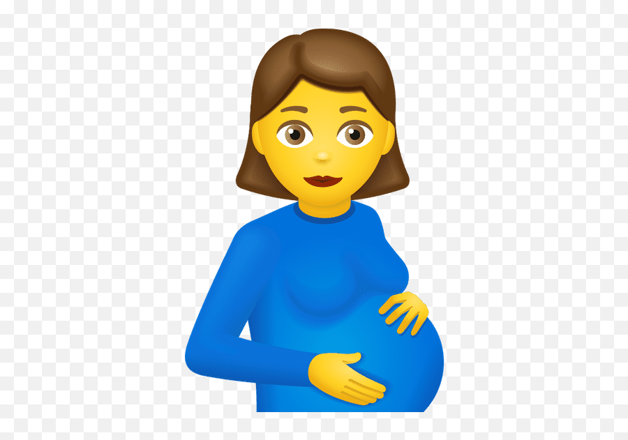 Pregnant Woman With Bouquet Vector - Canva Emoji,Pregnant Women Emoji