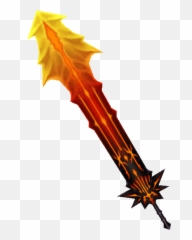 Download Dissidia - Chaossword Final Fantasy Fire Sword Png Chaos Sword Dissidia Emoji,Sword Emoji Png