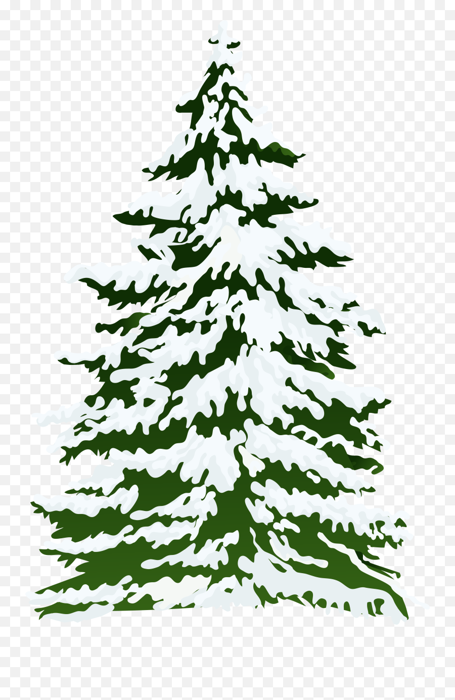 Snowy Trees Png Download Free Clip Art - Snow Pine Tree Png Emoji,Pine Tree Emoji
