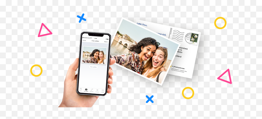 App De Postales Mypostcard - Diseña Tus Postales Personalizadas Send Postcard App Emoji,Invitaciones De Emojis