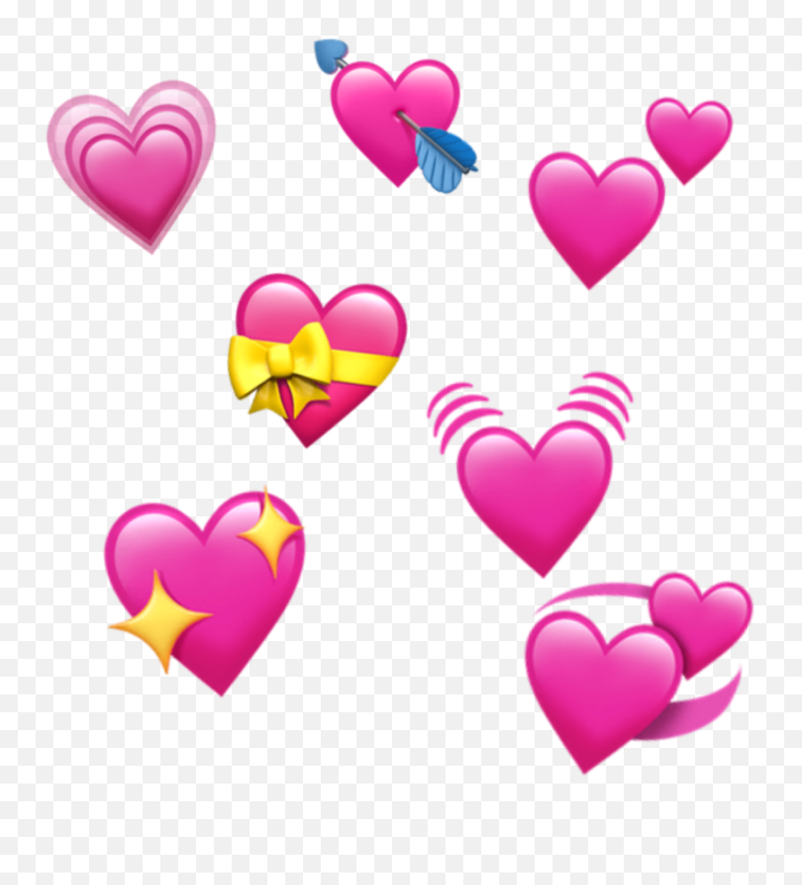 Download Freetoedit Edit Emoji Apple - Overlay Heart Emoji Png,Hole Emoji