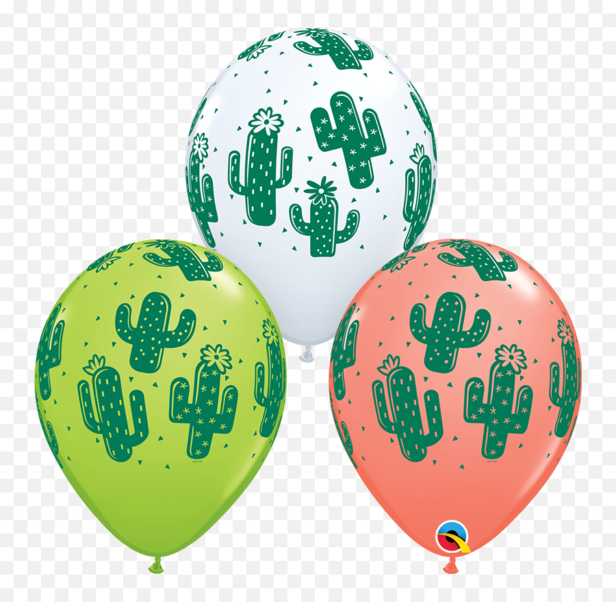 Cactus Party Supplies Party Supplies Canada - Open A Party Cactus Qualatex Emoji,Party City Emoji Decorations