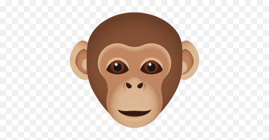 Monkey Face Icon - Monkey Face Icon Emoji,Monkey Hands Over Eyes Emoji