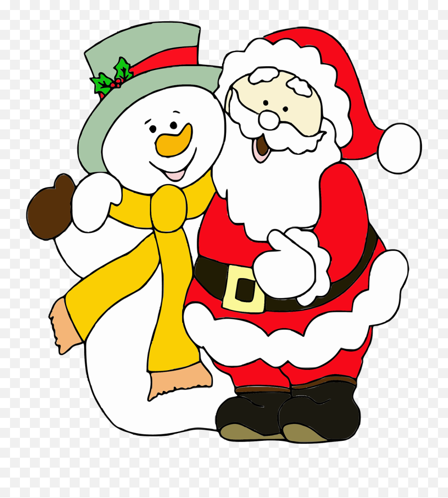Santa Claus With Sliegh Drawing Emoji,Snowman Emoji Pillow