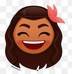 Disney Emojis 1 Sticker För Whatsapp - Moana Disney Princess Emoji,Emoji De Terror