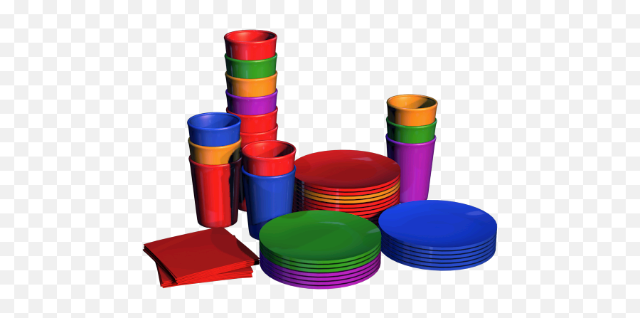 Colorful Cups Plates Fnaf Sticker By Fnaf Fan Plush 2 - Fnaf 6 Cups And Plates Emoji,Emoji Plastic Cups