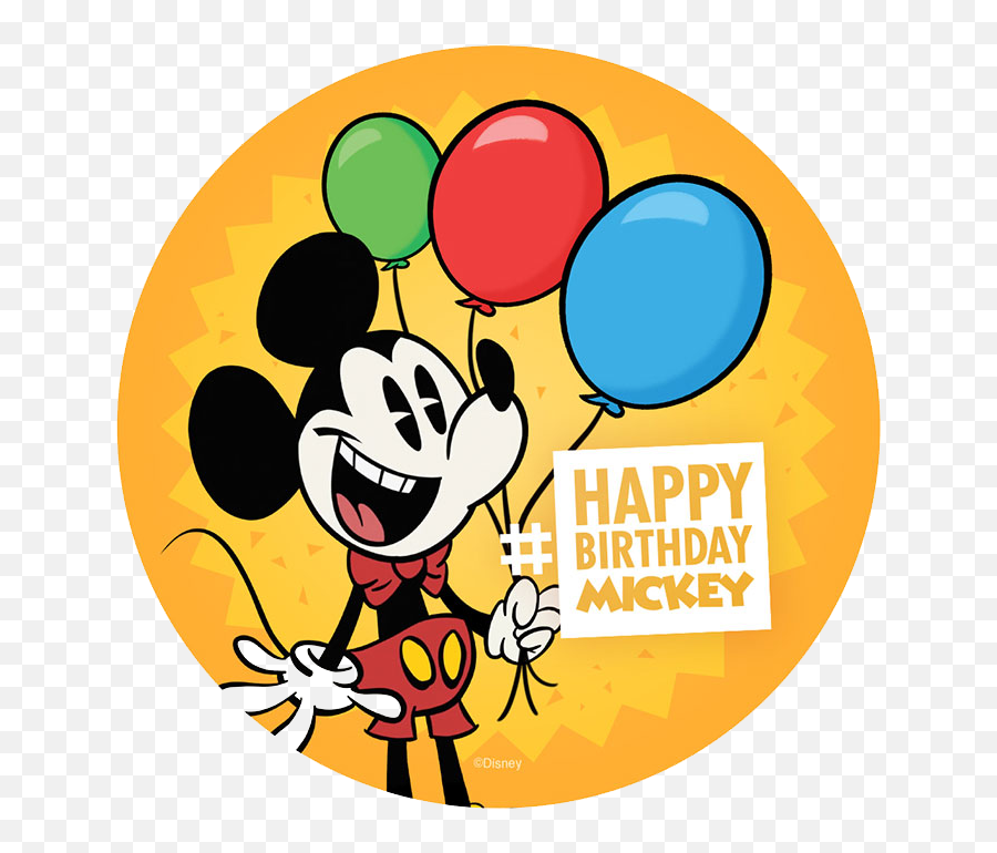 Happy 91st Birthday To Mickey Mouse Emoji,November Birthday Emojis