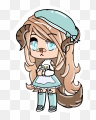 Cute Nosebleed Gacha Sticker By U2022toffeeu2022 - Transparent Background Gacha Life Characters Girl Emoji,Anime Nosebleed Emoji