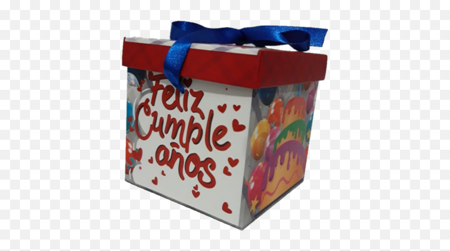 Caja Regalo Sorpresa Feliz Cumpleaños - Sorpresa Cajas De Regalo Cumpleaños Emoji,Pastel De Emojis Cumplea?os
