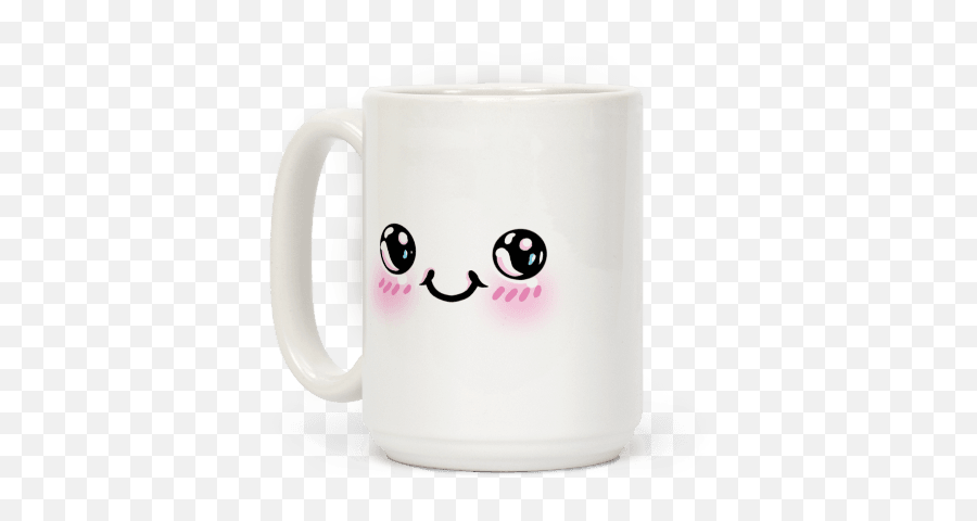 Kawaii Coffee Mug Coffee Mugs - Serveware Emoji,Table Flip Emoticon