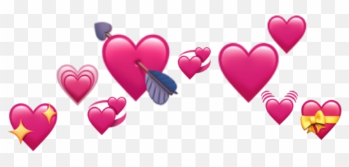 Heart Emoji Emojiheart Hart Corwn Sticker By Limoa024 - Girly,Hart Emoji