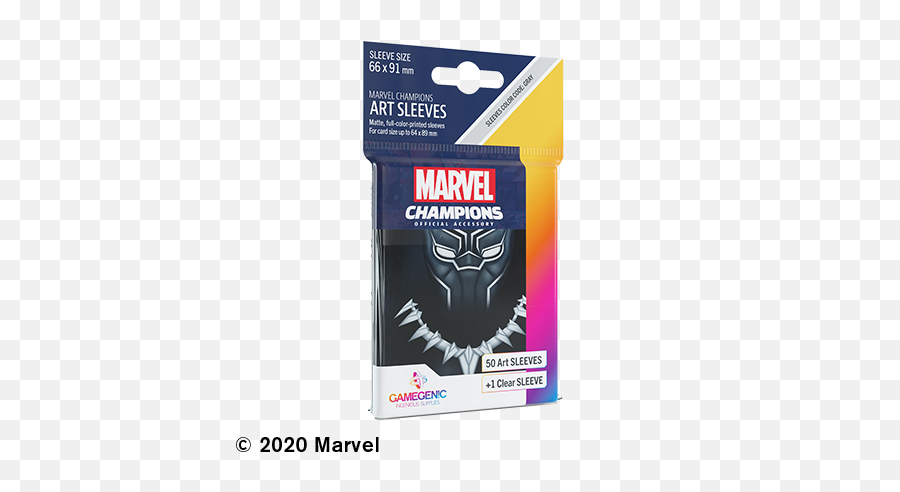 Deck Protector Marvel Champions - Black Panther Art Sleeves 50 Gamegenic Marvel Champions Art Sleeves Captain America Emoji,Pokemon Emotion Stickers