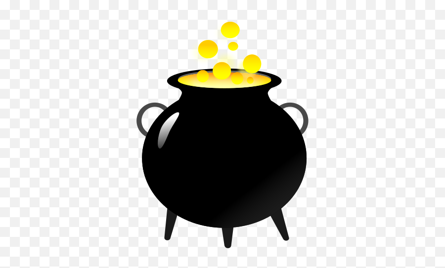 Cauldron Halloween Black Witch Free - Caldeirão De Bruxa Png Emoji,Witch Cauldron Emoticon