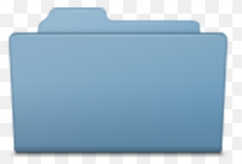 Clipart Of Blue Paper Folder - Leather Png Download Full Desktop Folder Icon Blue Emoji,What Is The Pic Of An Airplane And Pencil With Note Paper For Emoji