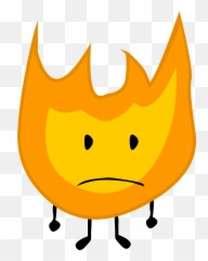 Firey - Bfdi Old Firey Flame Emoji,Emoji Smirk Cutots