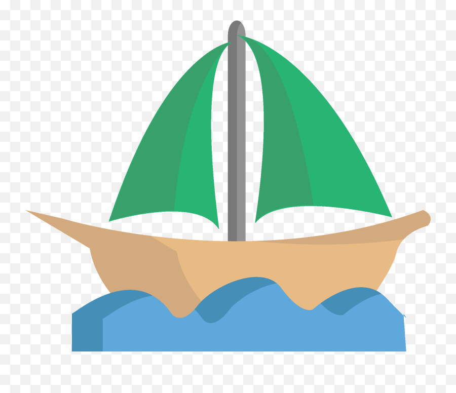 Sailboat Emoji Clipart - Saltsjöbaden,Sailboat Emoji