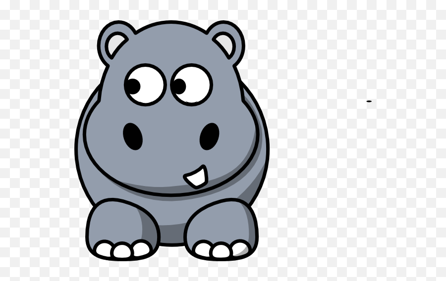 Hippo Clipart - Clipartsco Cartoon Transparent Hippo Emoji,Hippo Emojis