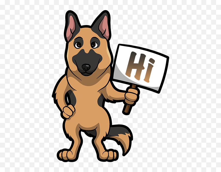 German Shepherd Dog Emoji Transparent Cartoon - Jingfm Dog Emoji German Shepherd,Puppy Emoji