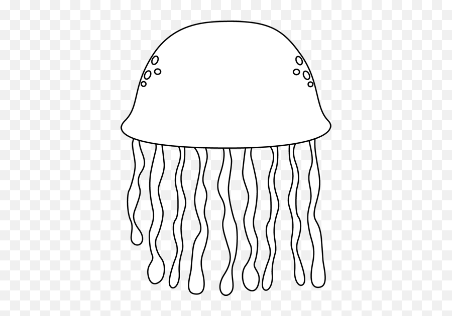 Pin - Outline Jelly Fish Clip Art Emoji,Emotions Like Jellyfish