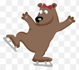 Holiday Clipart Ice Skating Holiday - Animal In Ice Skating Emoji,Ice Skating Emoji
