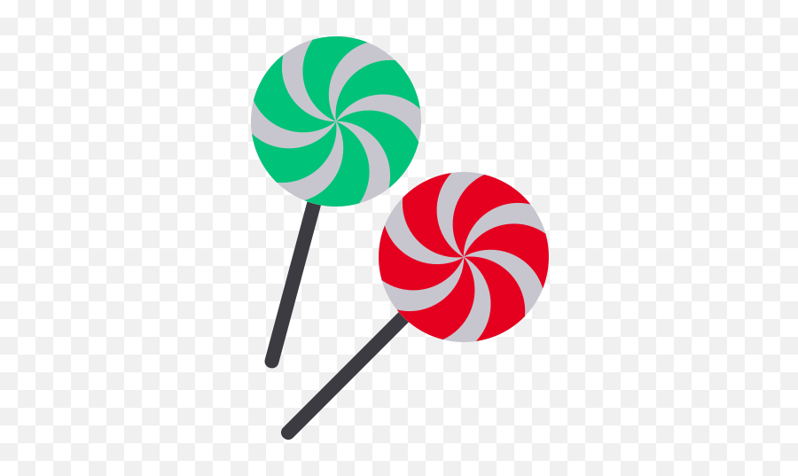 Candy Lollipops Christmas Free Icon - Lollipops Icon Emoji,Candy Cane Emoticon Whatsapp