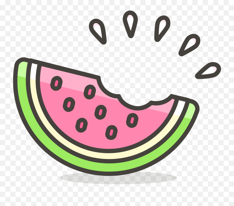 File524 - Watermelon2svg Wikimedia Commons Watermelon Icon Png Transparent Emoji,Cute Fruit Emojis