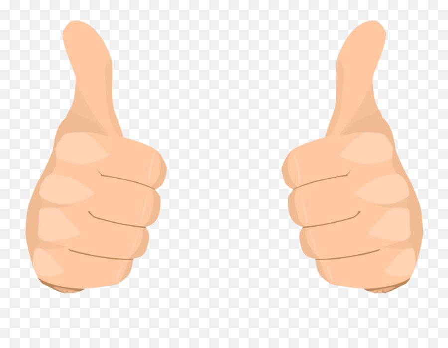Thumbs Up Clipart - Clipartworld Transparent Two Thumbs Up Png Emoji,Thums Up Emoticons