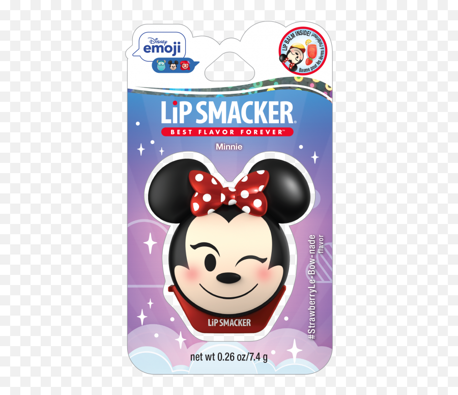 Labial Disney Emoji Minnie 74 G - Lip Smacker,Ariel Emoji