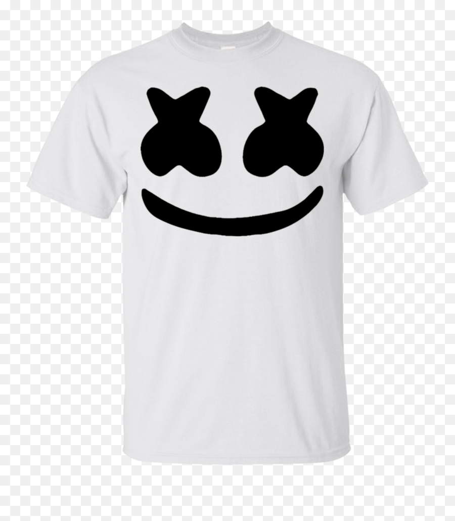 Marshmello Shirt White Emoji,Marshmello Emoji